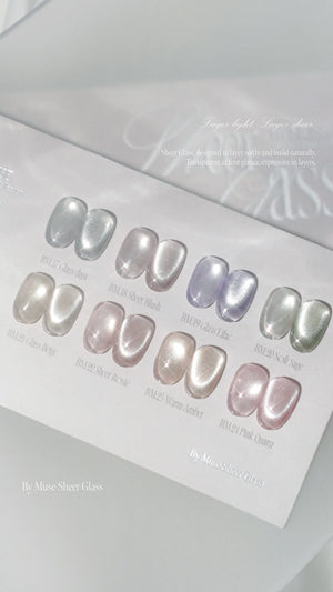 BY MUSE Sheer Glass Collection - Cat Eye set