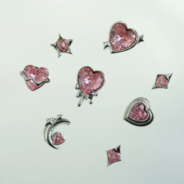 Make.N X Pochit Moon & Heart Nail Charm