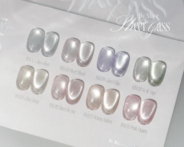 BY MUSE Sheer Glass Collection - Cat Eye set