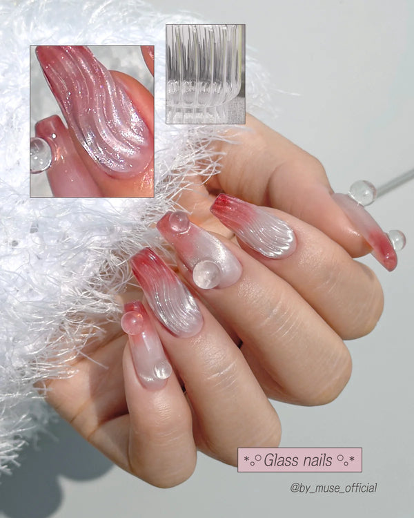 BY MUSE Sheer Glass Collection - Cat Eye set