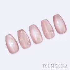 Tsumekira White Cheek Nails nn-ich-009