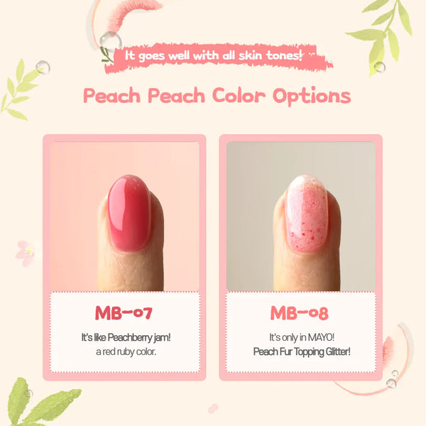 MAYO Mulbok-Takbok Peach syrup gel RUBY PEACH MB07