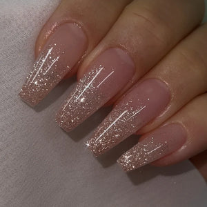 Nailbayo DOI Champagne Glitter