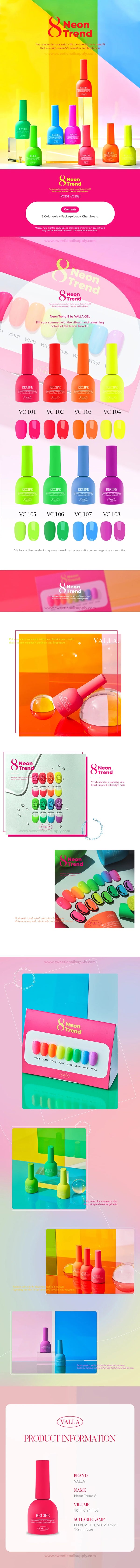VALLA Neon Trend Collection -  VC101