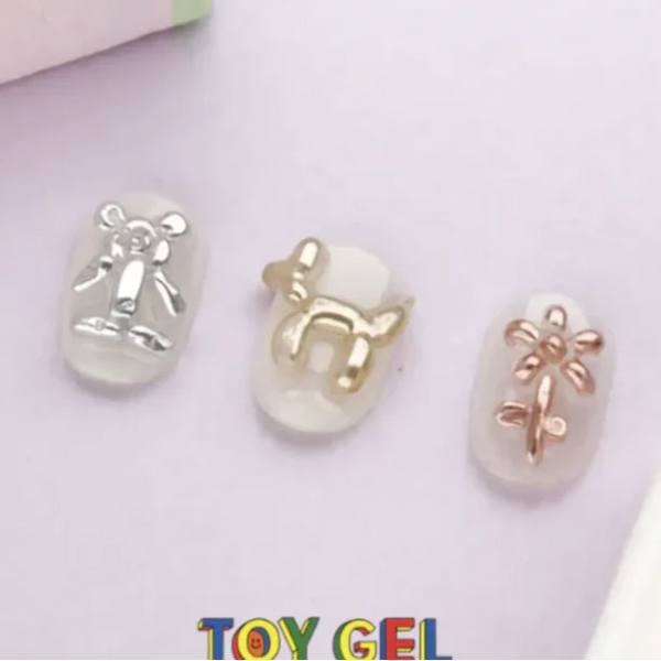 Texture of VALLA Toy Gel 3D clear clay embossing gel